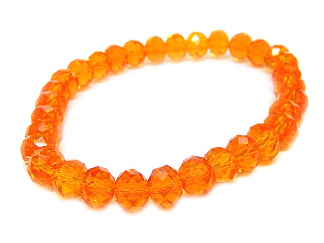 Glassteinarmband (17 cm) - Hyazinth