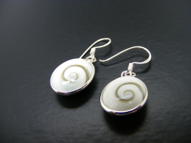 Shivas Eye Ohrhänger "oval", beidseitig