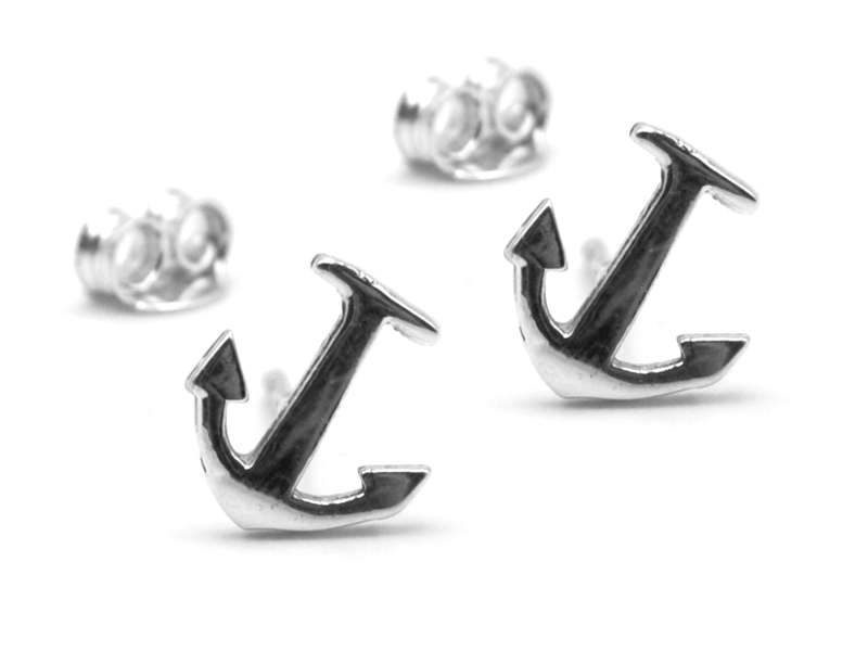 Ohrstecker "Anker" (8x13mm)