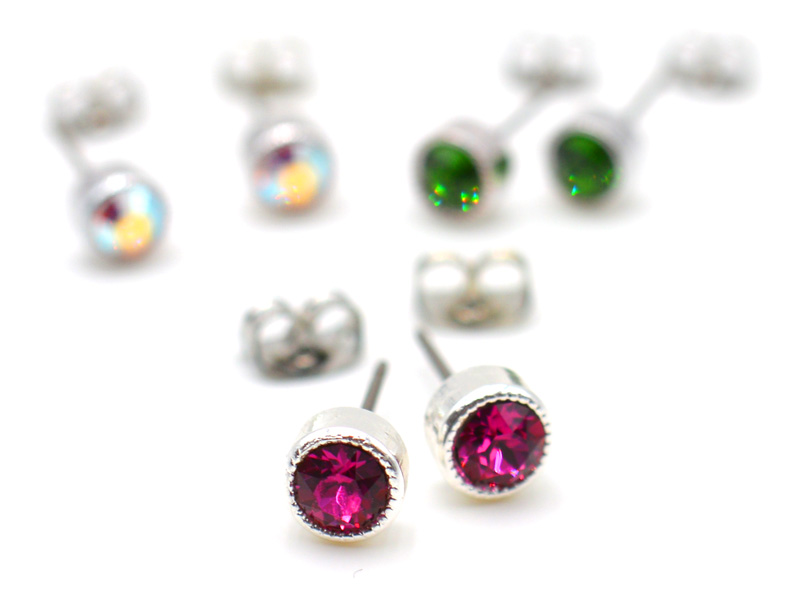 Ohrstecker OS 19 (2 Paar)(6mm)