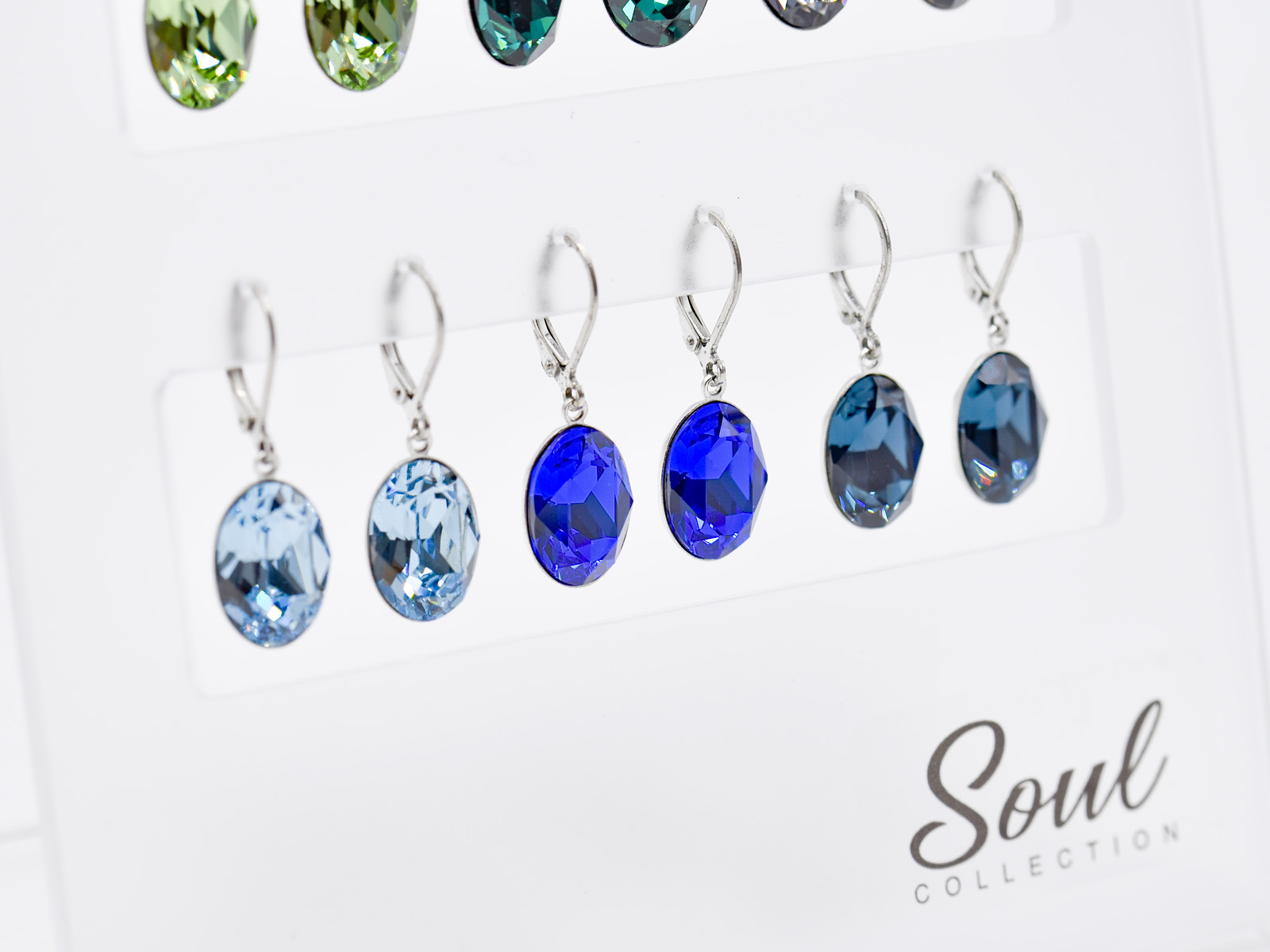 Display Ohrhänger Lina mit Premium Crystal (12 Paar) - Basic Edition