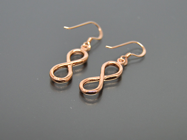 Ohrhänger "Infinity", rosegold