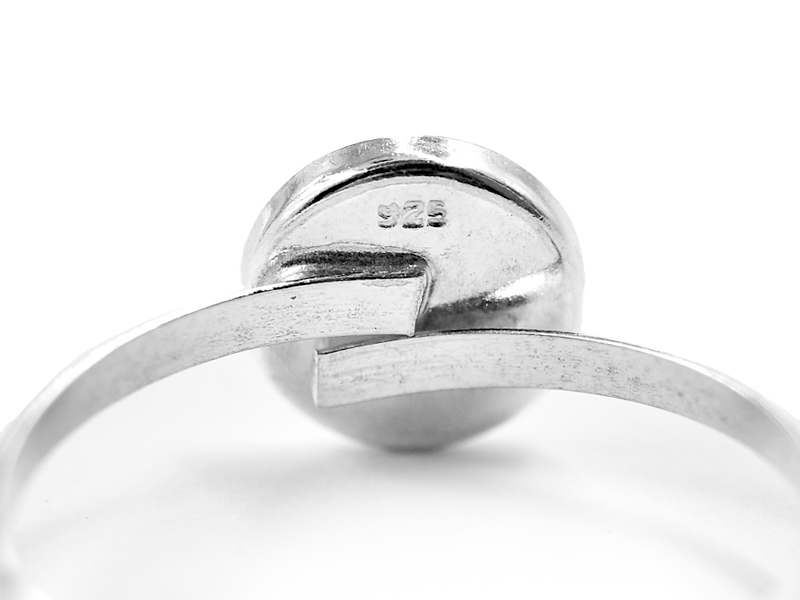 Ring mit Abalone Muschel (verstellbar) (6mm)