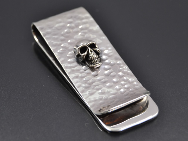 Geldklammer gehämmert Totenkopf