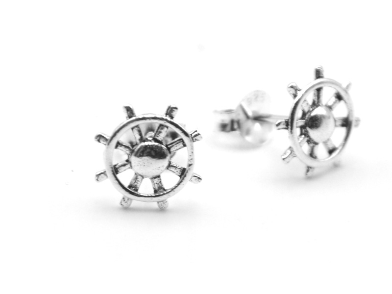 Ohrstecker "Steuerrad"