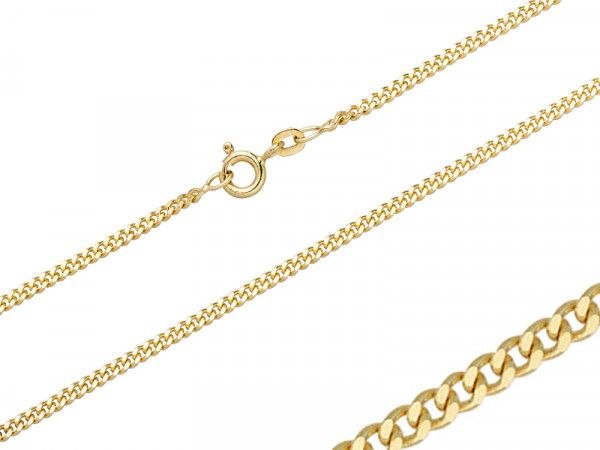 Panzerkette (60 cm) (2.4 mm) vergoldet