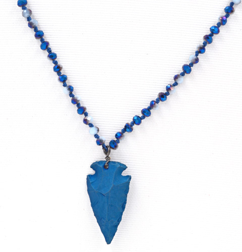 Glassteinkette "Akazia" (85 cm )