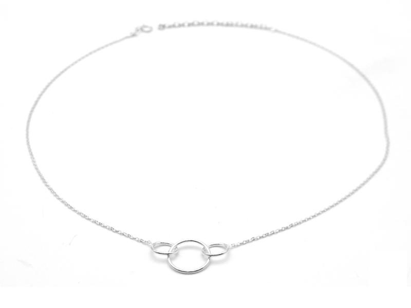 Ankerkette mit Kreisen (40 cm) (1.4 mm)