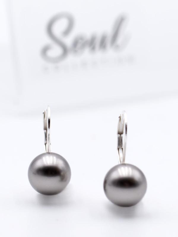 Ohrhänger HKP10BR mit Premium Perle in 10 mm