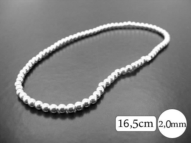 Kugelarmband (16.5 cm) (2.0 mm)