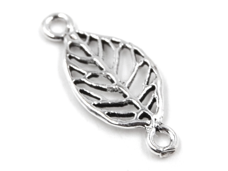 Anhänger mit Doppelöse "Blatt"