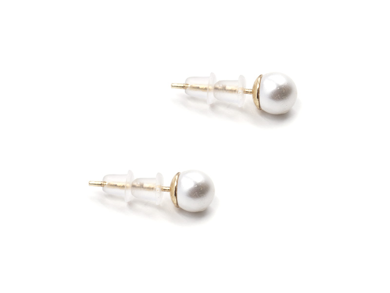 Set 6 Ohrstecker Perle