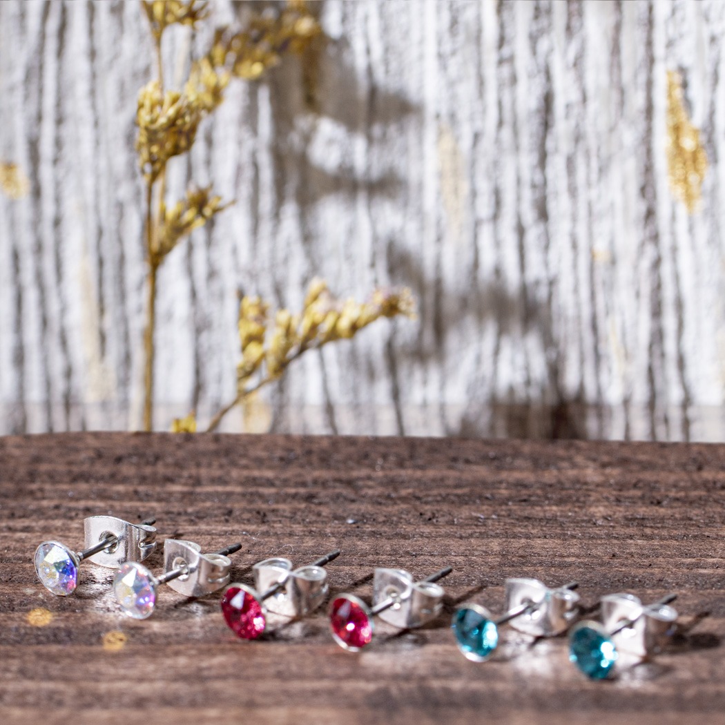 Ohrstecker OSGK19 mit Premium Crystal in 4 mm (2 Paar)