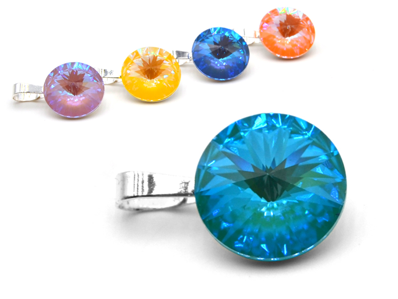 Anhänger AH14 mit Premium Crystal in 14 mm