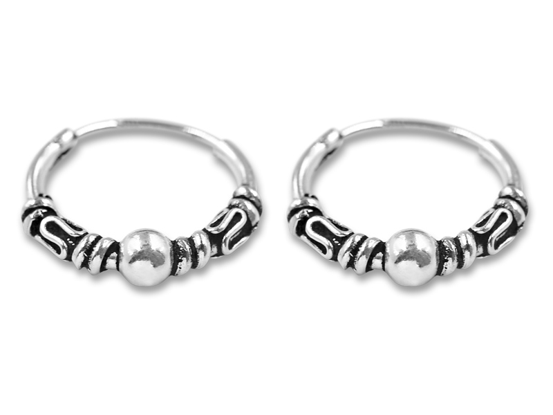 Bali Creolen (1.4 x 14mm) (5 Paar)