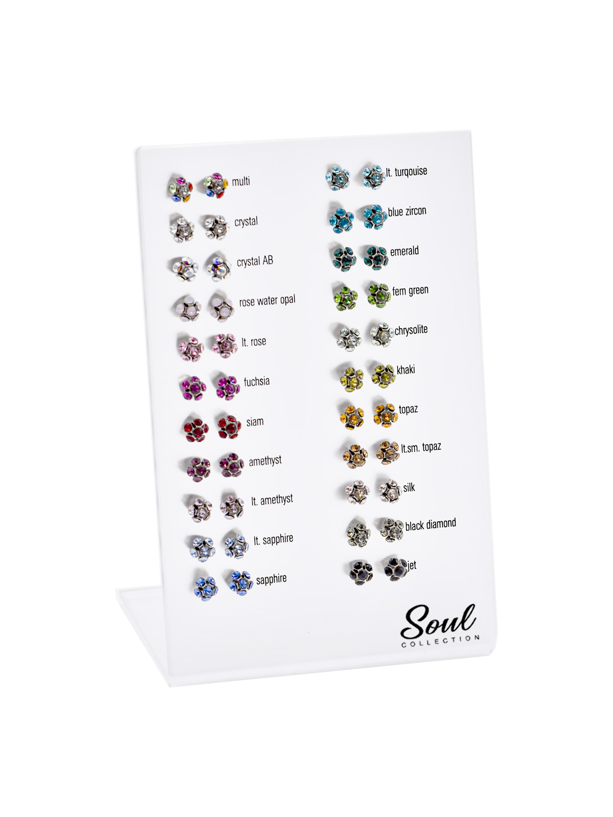 Display Ohrstecker "Bella" (22 Paar)