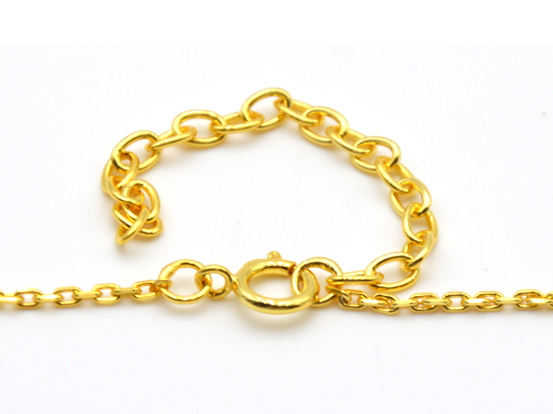 Collier "Kreise" (40+5cm) vergoldet