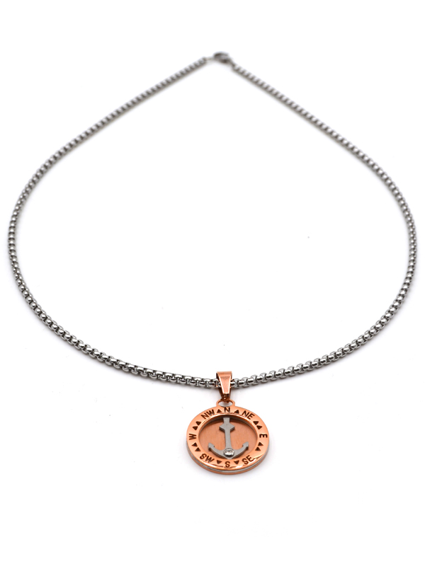 Edelstahlkette "Anker" (50cm)