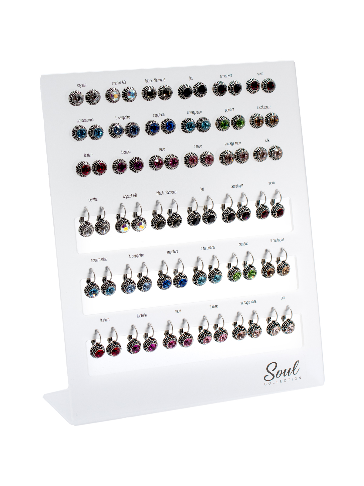 Display Kombi Lea mit Premium Crystal in 6 mm (36 Paar)